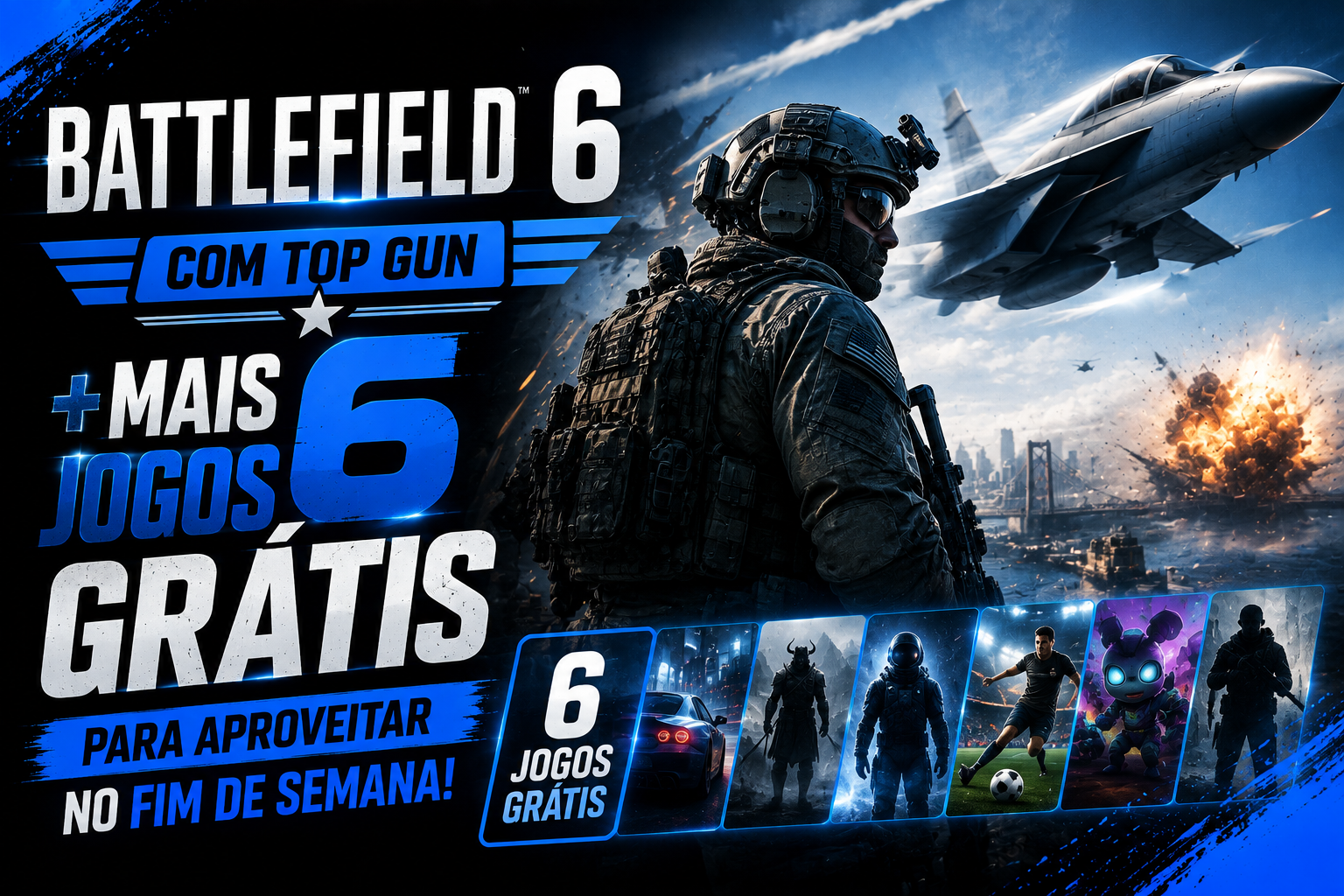 jogos grátis no fim de semana