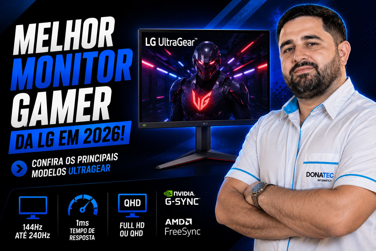 melhor monitor gamer LG