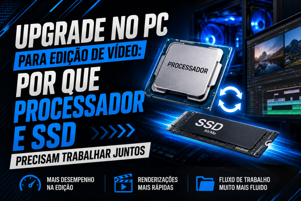 upgrade de PC para edição de vídeo